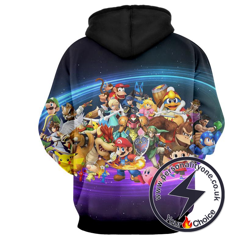 Super Mario - Super Mario Sweat Shirt - Super Mario Hoodies